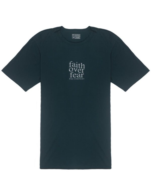 Camiseta | Pax Co. – Faith Over Fear | Verde