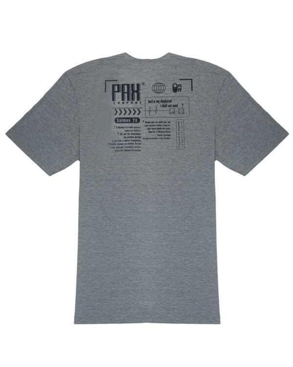 PAXCO 2303_costas Cinza Camiseta | Pax Co. Control_S | Cinza mescla