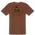 PAXCO 2307_Costa Marrom Camiseta | Pax Co. – Faith Over Fear | Marrom Terra