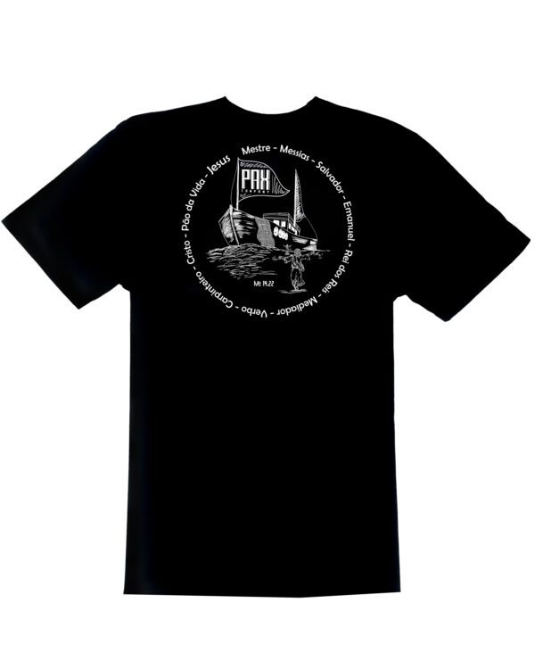 PAXCO 2307_Costas Preta Camiseta | Pax Co. – Faith Over Fear | Preta