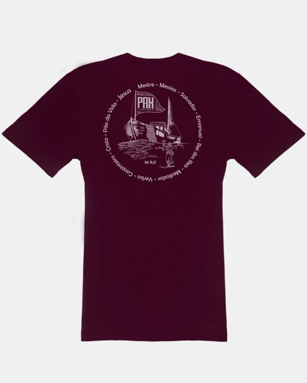 PAXCO 2307_Costas Vermelha Camiseta | Pax Co. – Faith Over Fear | Vermelho